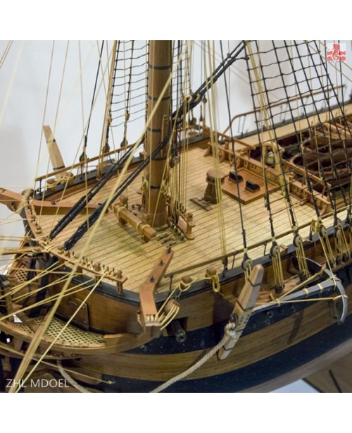 USS Bonhomme Richard Cherry version) with mast Model Ship Kit